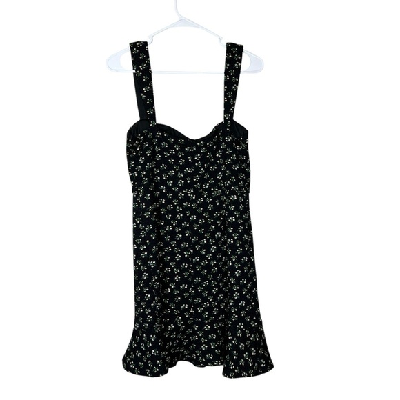 Hutch Anthropologie Ditsy Floral Corset Mini Dress Size Medium - Picture 5 of 11
